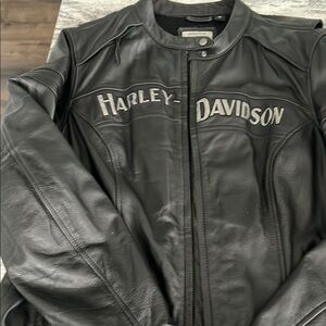 Harley-Davidson Black Bomber Varsity Jacket